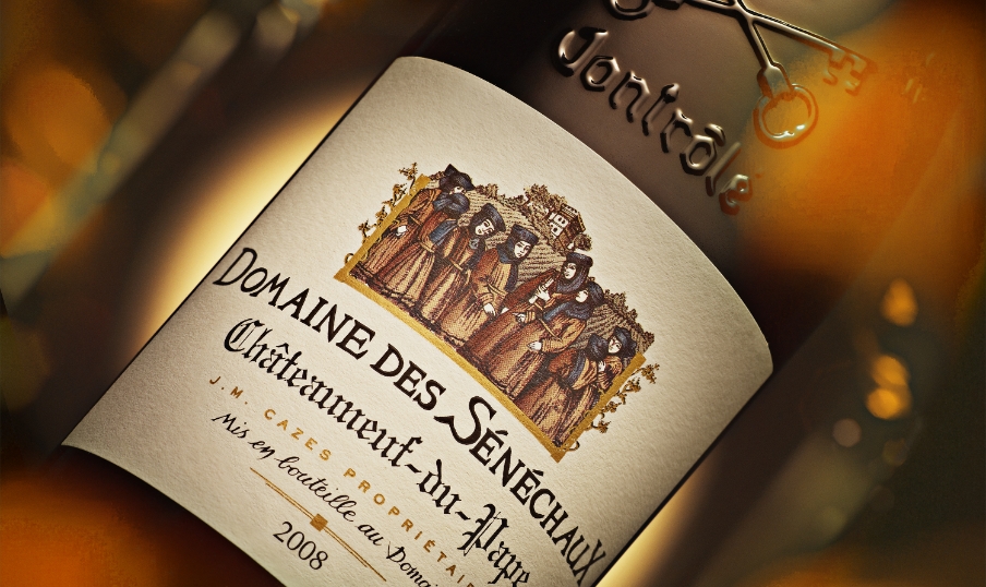 Bouteille de vin du Domaine Des Sénéchaux - Châteauneuf Du Pape