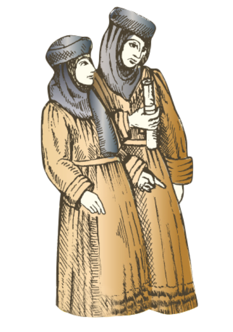illustration de deux sénéchaux